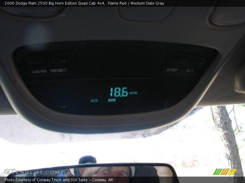 Flame Red / Medium Slate Gray 2006 Dodge Ram 2500 Big Horn Edition Quad Cab 4x4