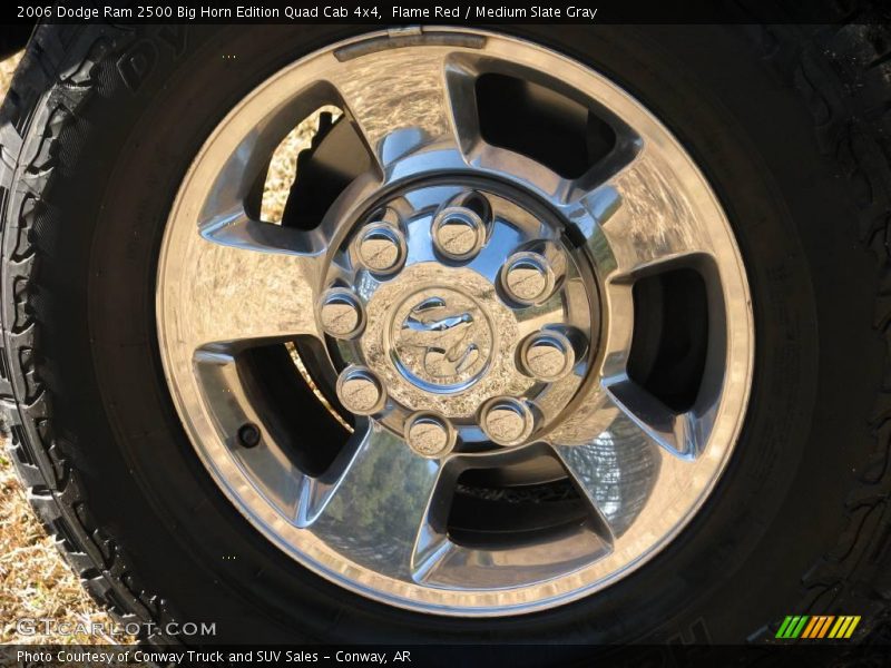 Flame Red / Medium Slate Gray 2006 Dodge Ram 2500 Big Horn Edition Quad Cab 4x4