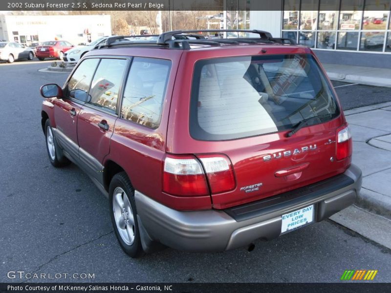 Sedona Red Pearl / Beige 2002 Subaru Forester 2.5 S