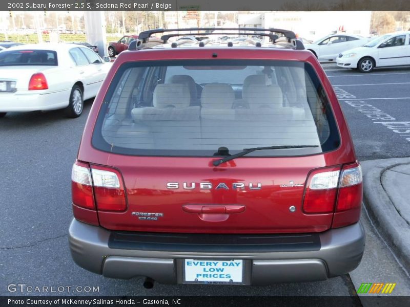 Sedona Red Pearl / Beige 2002 Subaru Forester 2.5 S