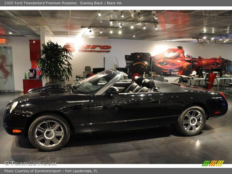 Evening Black / Black Ink 2005 Ford Thunderbird Premium Roadster