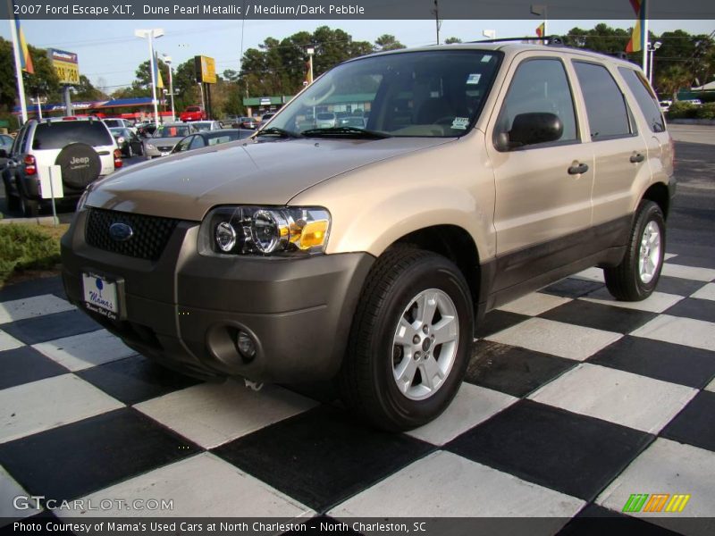 Dune Pearl Metallic / Medium/Dark Pebble 2007 Ford Escape XLT