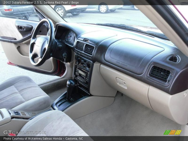 Sedona Red Pearl / Beige 2002 Subaru Forester 2.5 S