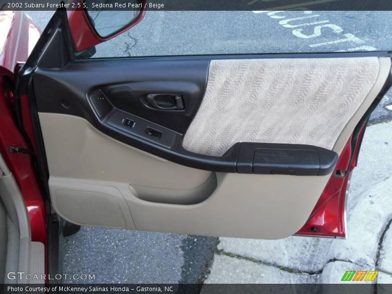 Sedona Red Pearl / Beige 2002 Subaru Forester 2.5 S