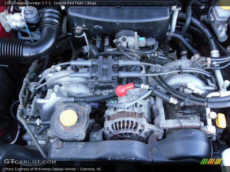 Sedona Red Pearl / Beige 2002 Subaru Forester 2.5 S