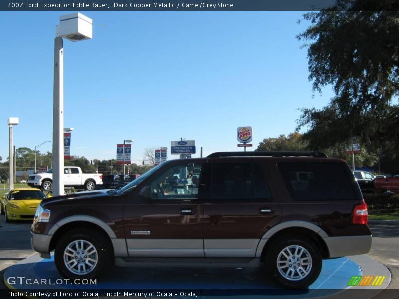 Dark Copper Metallic / Camel/Grey Stone 2007 Ford Expedition Eddie Bauer