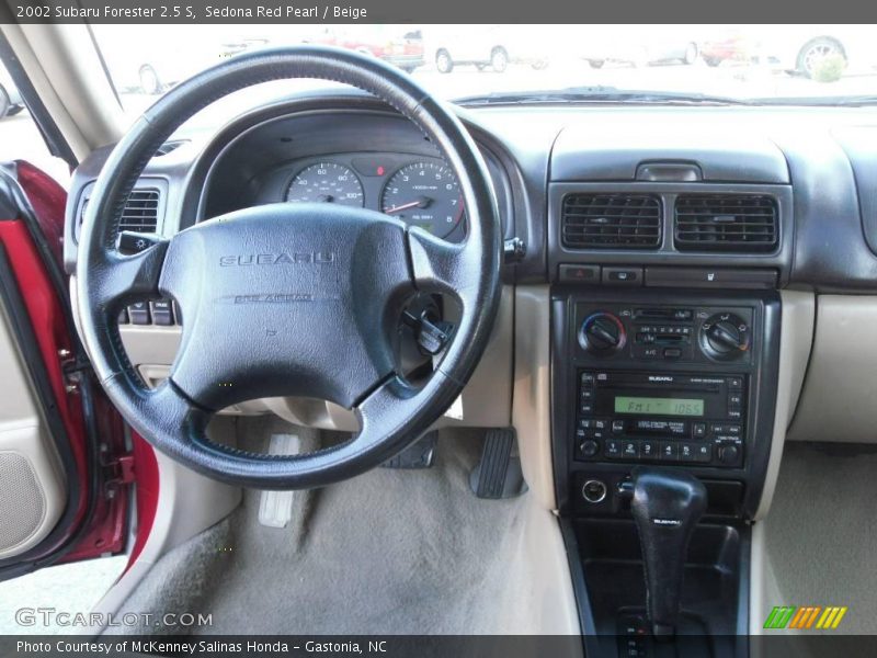 Sedona Red Pearl / Beige 2002 Subaru Forester 2.5 S