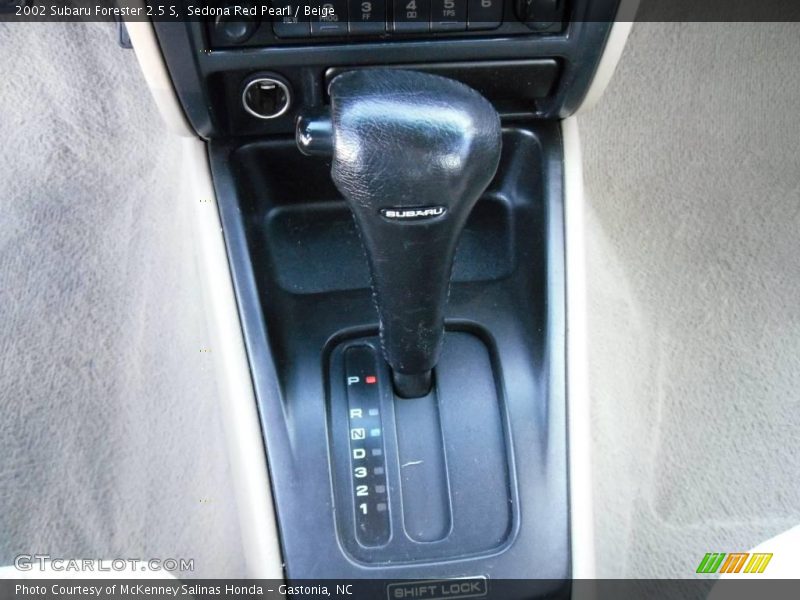 Sedona Red Pearl / Beige 2002 Subaru Forester 2.5 S