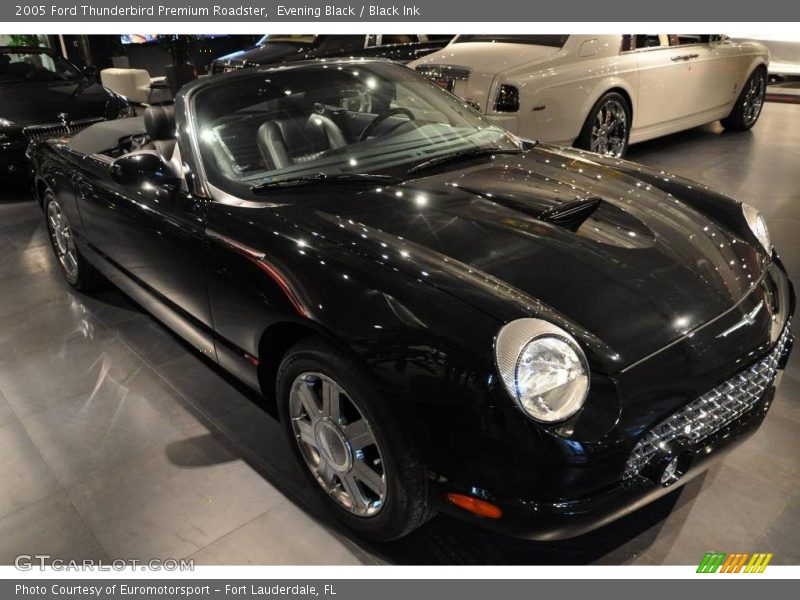 Evening Black / Black Ink 2005 Ford Thunderbird Premium Roadster