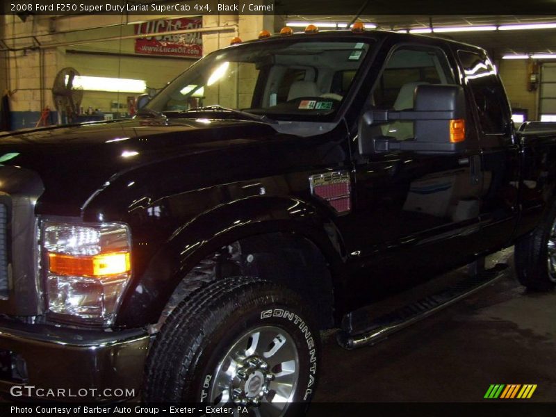 Black / Camel 2008 Ford F250 Super Duty Lariat SuperCab 4x4