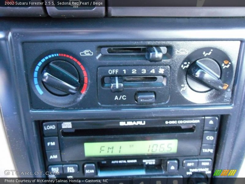 Sedona Red Pearl / Beige 2002 Subaru Forester 2.5 S