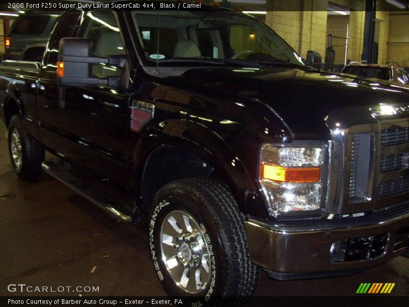 Black / Camel 2008 Ford F250 Super Duty Lariat SuperCab 4x4