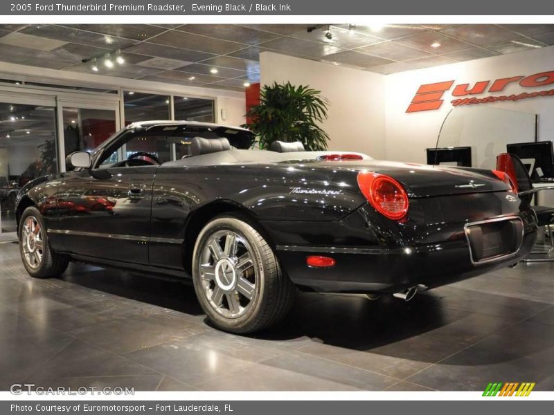 Evening Black / Black Ink 2005 Ford Thunderbird Premium Roadster