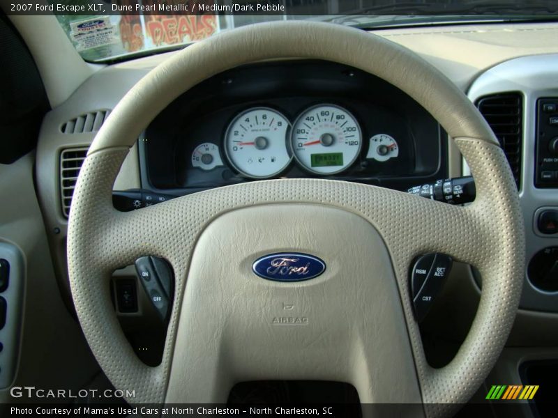Dune Pearl Metallic / Medium/Dark Pebble 2007 Ford Escape XLT