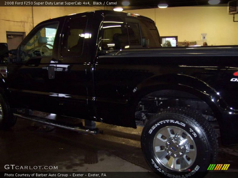 Black / Camel 2008 Ford F250 Super Duty Lariat SuperCab 4x4