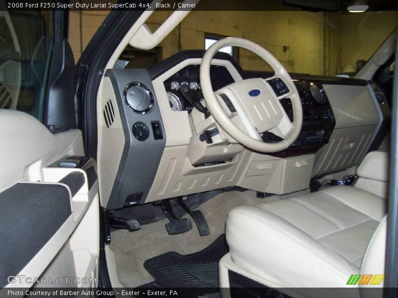 Black / Camel 2008 Ford F250 Super Duty Lariat SuperCab 4x4