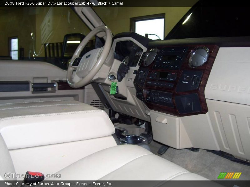 Black / Camel 2008 Ford F250 Super Duty Lariat SuperCab 4x4