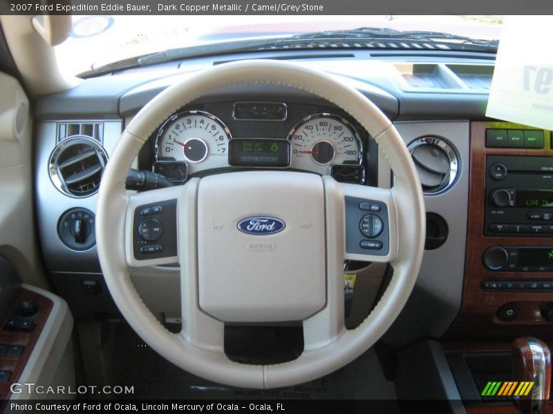 Dark Copper Metallic / Camel/Grey Stone 2007 Ford Expedition Eddie Bauer