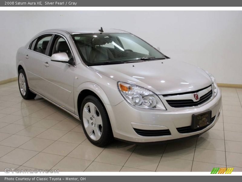 Silver Pearl / Gray 2008 Saturn Aura XE