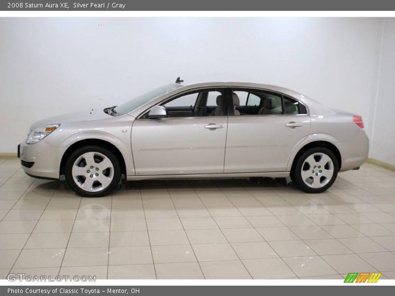 Silver Pearl / Gray 2008 Saturn Aura XE