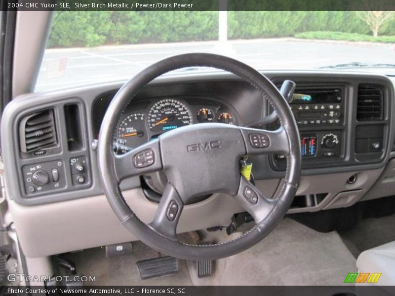 Silver Birch Metallic / Pewter/Dark Pewter 2004 GMC Yukon SLE