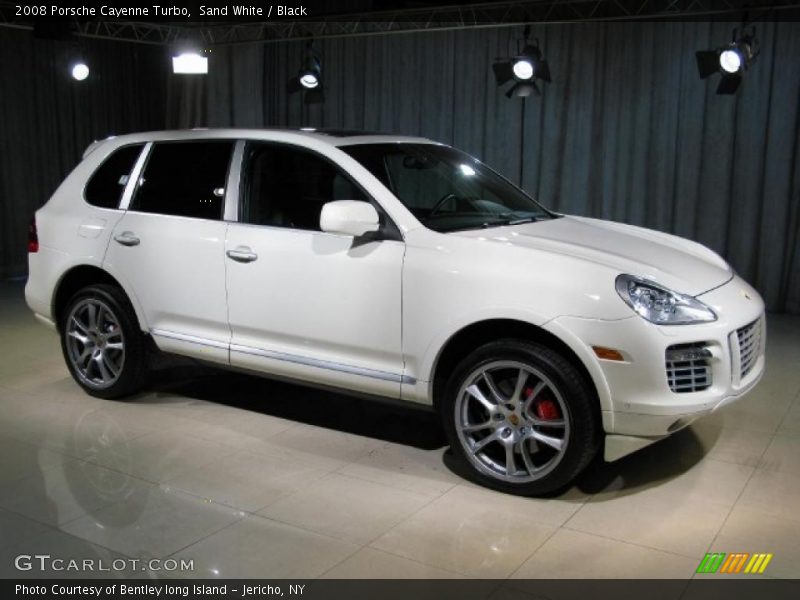 Sand White / Black 2008 Porsche Cayenne Turbo