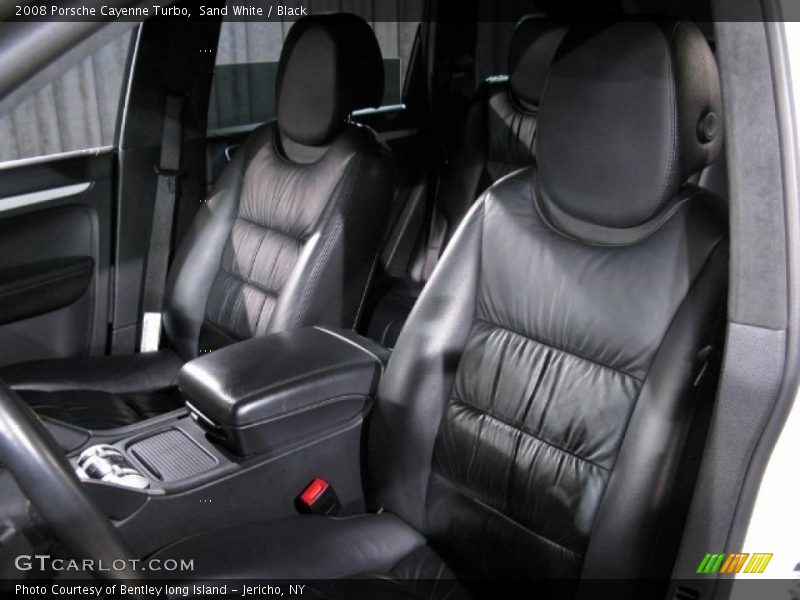 Sand White / Black 2008 Porsche Cayenne Turbo