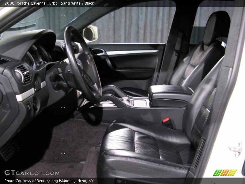 Sand White / Black 2008 Porsche Cayenne Turbo