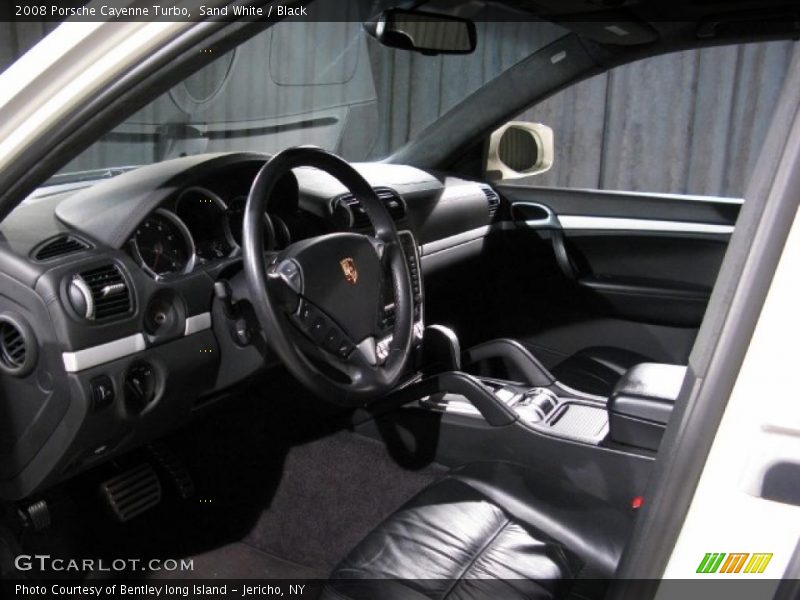 Sand White / Black 2008 Porsche Cayenne Turbo