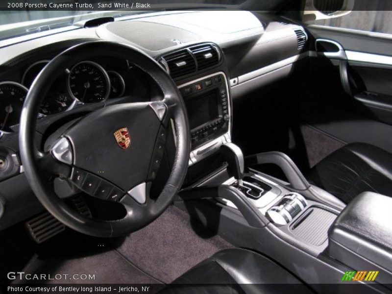 Sand White / Black 2008 Porsche Cayenne Turbo