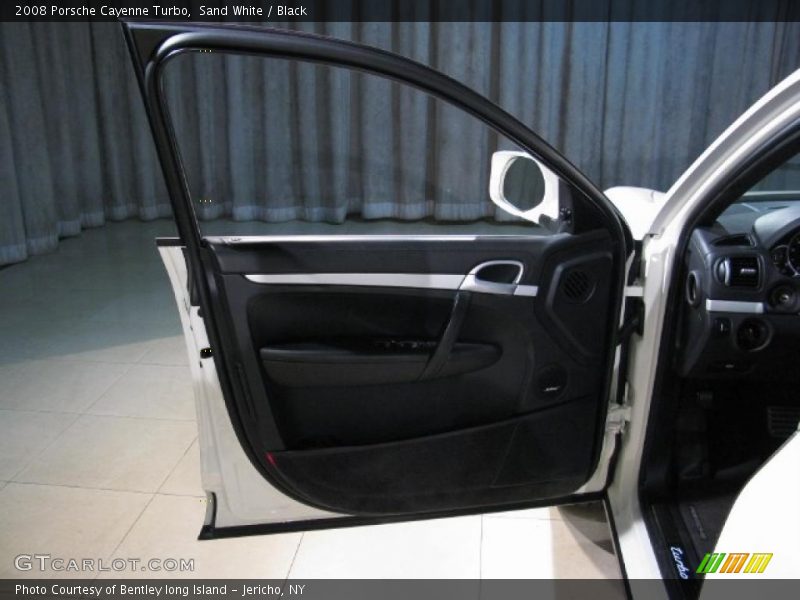 Sand White / Black 2008 Porsche Cayenne Turbo