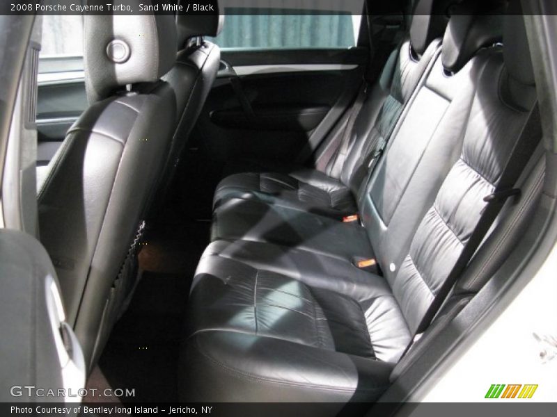 Sand White / Black 2008 Porsche Cayenne Turbo