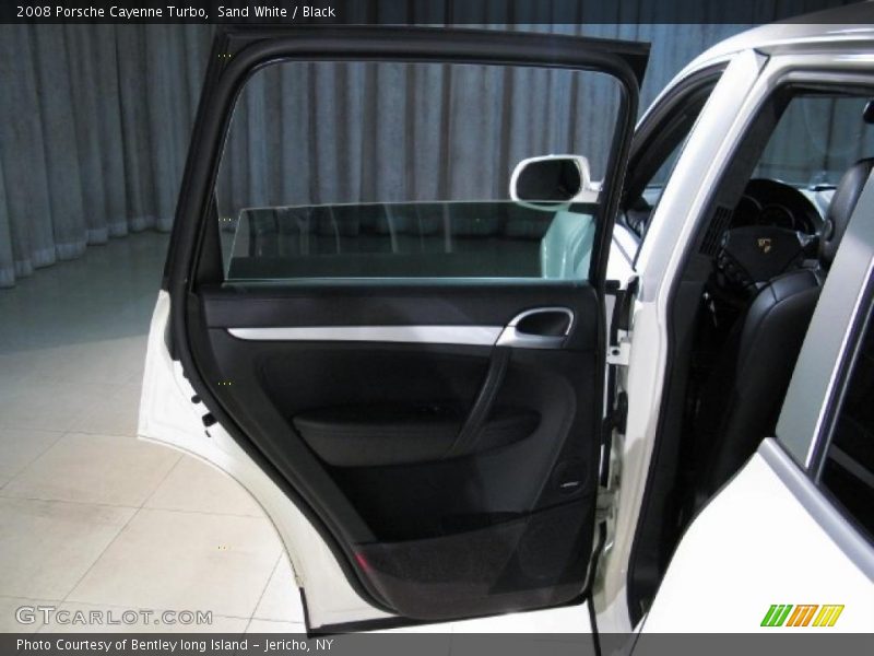 Sand White / Black 2008 Porsche Cayenne Turbo