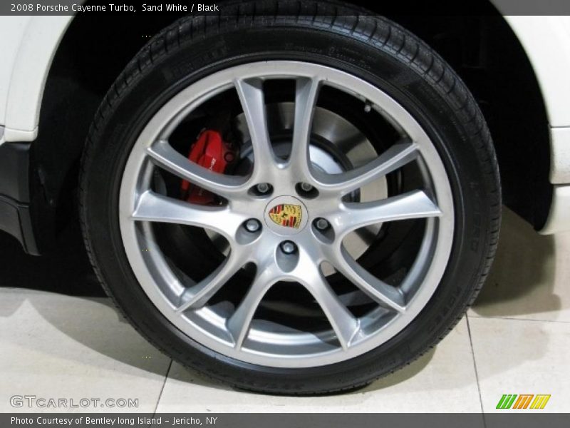Sand White / Black 2008 Porsche Cayenne Turbo