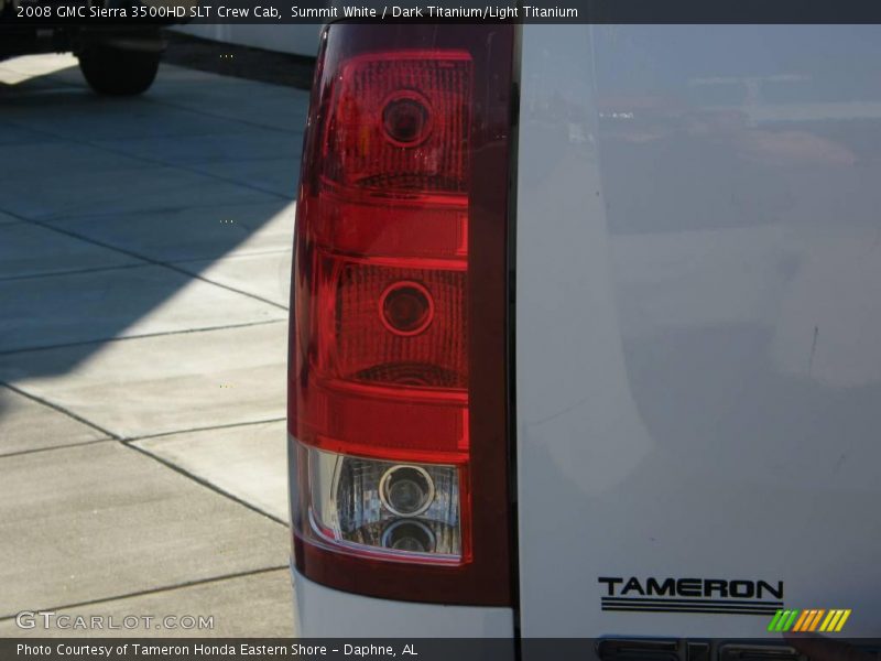 Summit White / Dark Titanium/Light Titanium 2008 GMC Sierra 3500HD SLT Crew Cab