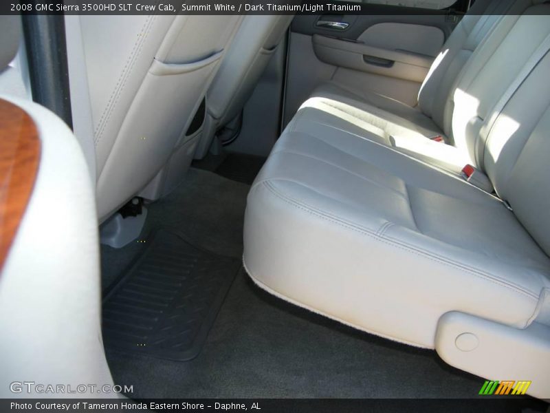 Summit White / Dark Titanium/Light Titanium 2008 GMC Sierra 3500HD SLT Crew Cab