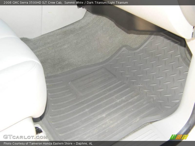Summit White / Dark Titanium/Light Titanium 2008 GMC Sierra 3500HD SLT Crew Cab