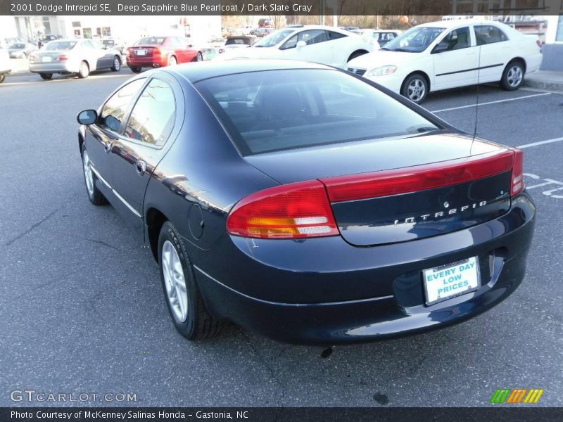 Deep Sapphire Blue Pearlcoat / Dark Slate Gray 2001 Dodge Intrepid SE