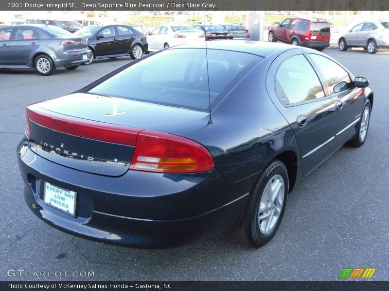 Deep Sapphire Blue Pearlcoat / Dark Slate Gray 2001 Dodge Intrepid SE