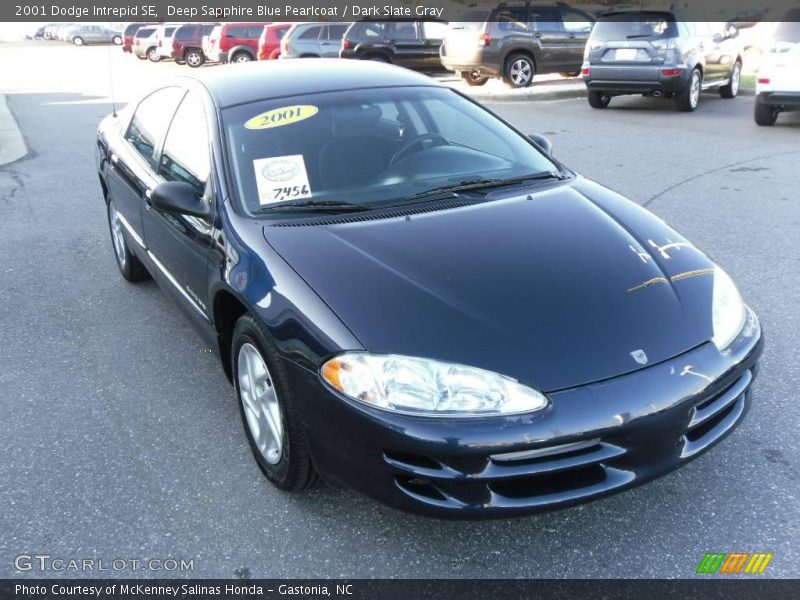 Deep Sapphire Blue Pearlcoat / Dark Slate Gray 2001 Dodge Intrepid SE