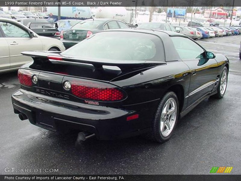 Black / Dark Pewter 1999 Pontiac Firebird Trans Am WS-6 Coupe