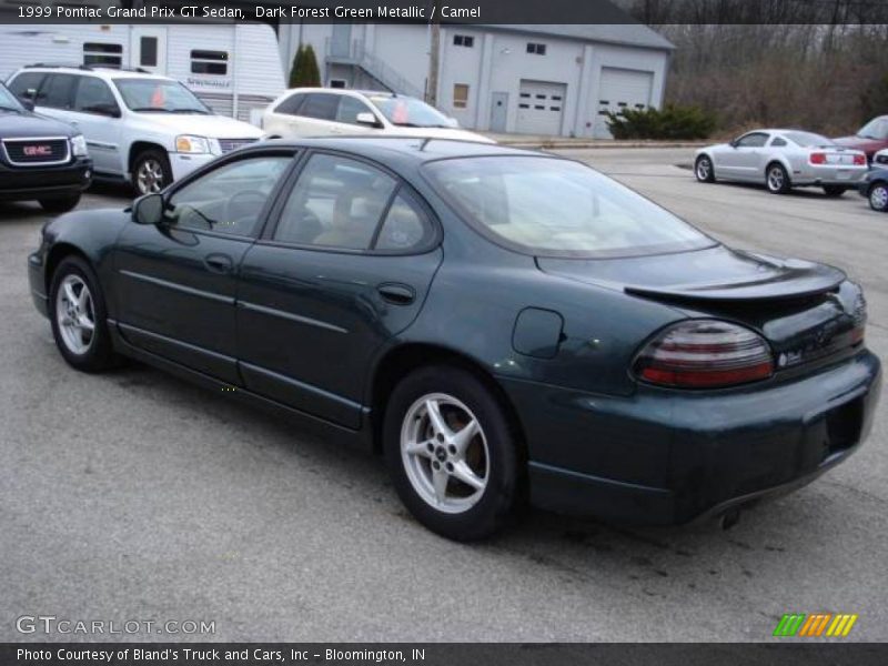 Dark Forest Green Metallic / Camel 1999 Pontiac Grand Prix GT Sedan