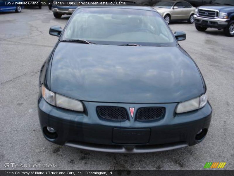 Dark Forest Green Metallic / Camel 1999 Pontiac Grand Prix GT Sedan