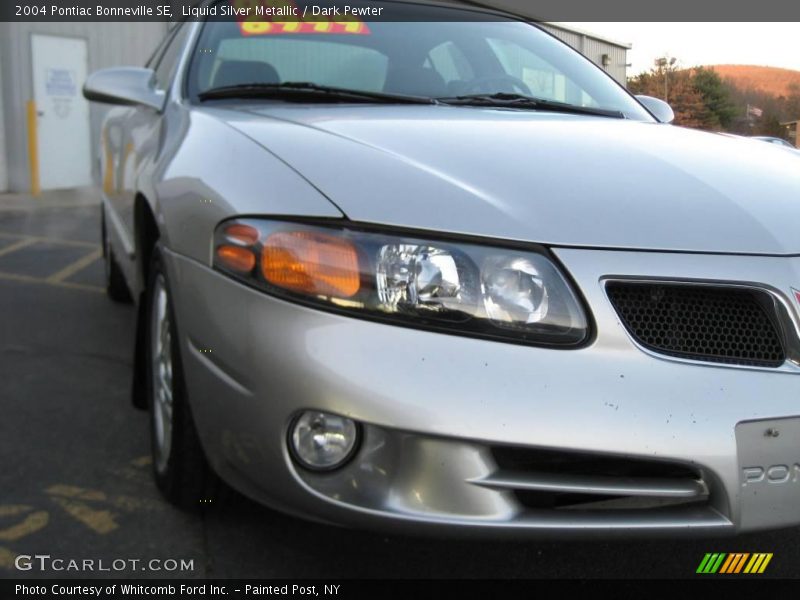 Liquid Silver Metallic / Dark Pewter 2004 Pontiac Bonneville SE