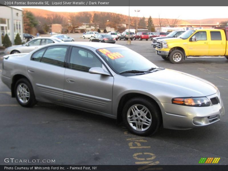 Liquid Silver Metallic / Dark Pewter 2004 Pontiac Bonneville SE