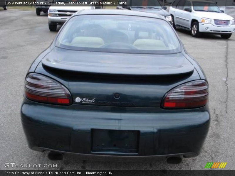 Dark Forest Green Metallic / Camel 1999 Pontiac Grand Prix GT Sedan