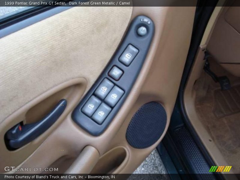Dark Forest Green Metallic / Camel 1999 Pontiac Grand Prix GT Sedan