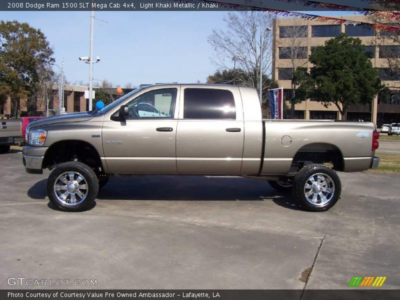 Light Khaki Metallic / Khaki 2008 Dodge Ram 1500 SLT Mega Cab 4x4