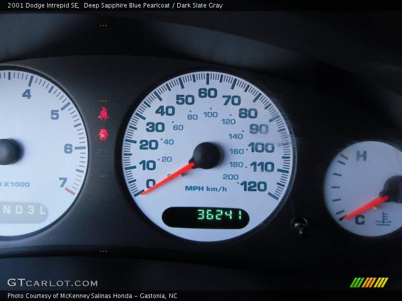 Deep Sapphire Blue Pearlcoat / Dark Slate Gray 2001 Dodge Intrepid SE