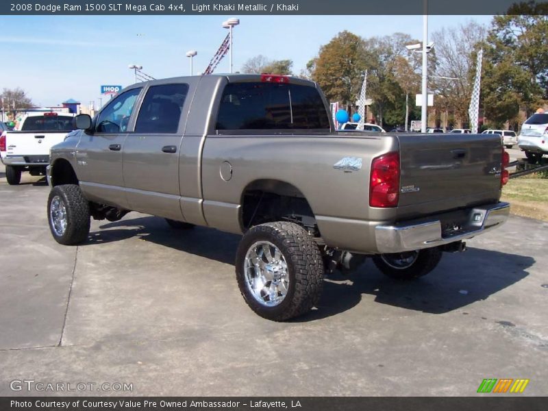 Light Khaki Metallic / Khaki 2008 Dodge Ram 1500 SLT Mega Cab 4x4